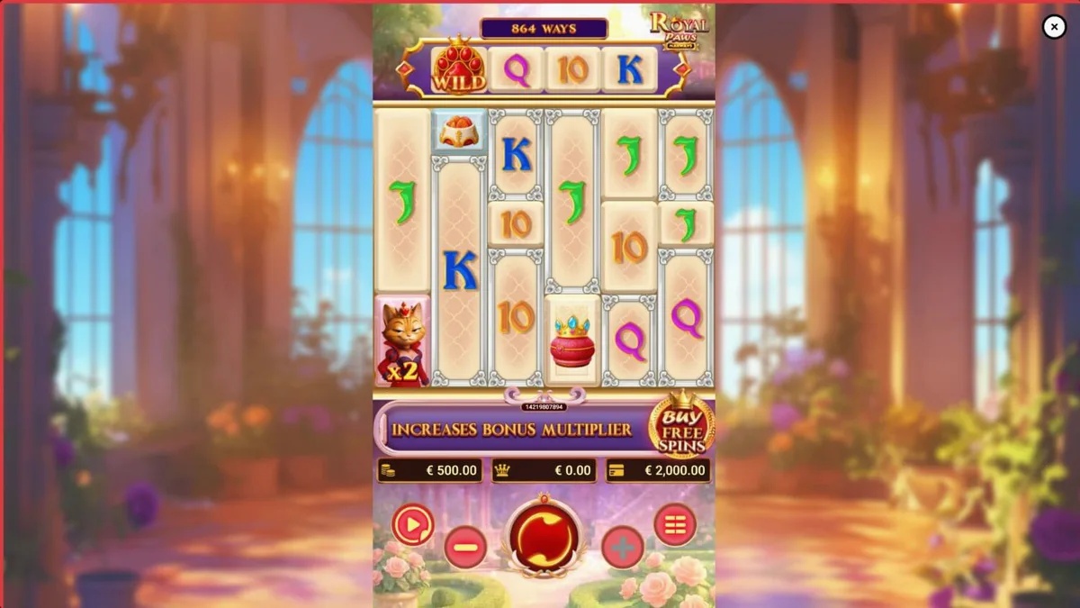 Royal Paws Maxways slot dengan tema kucing kerajaan