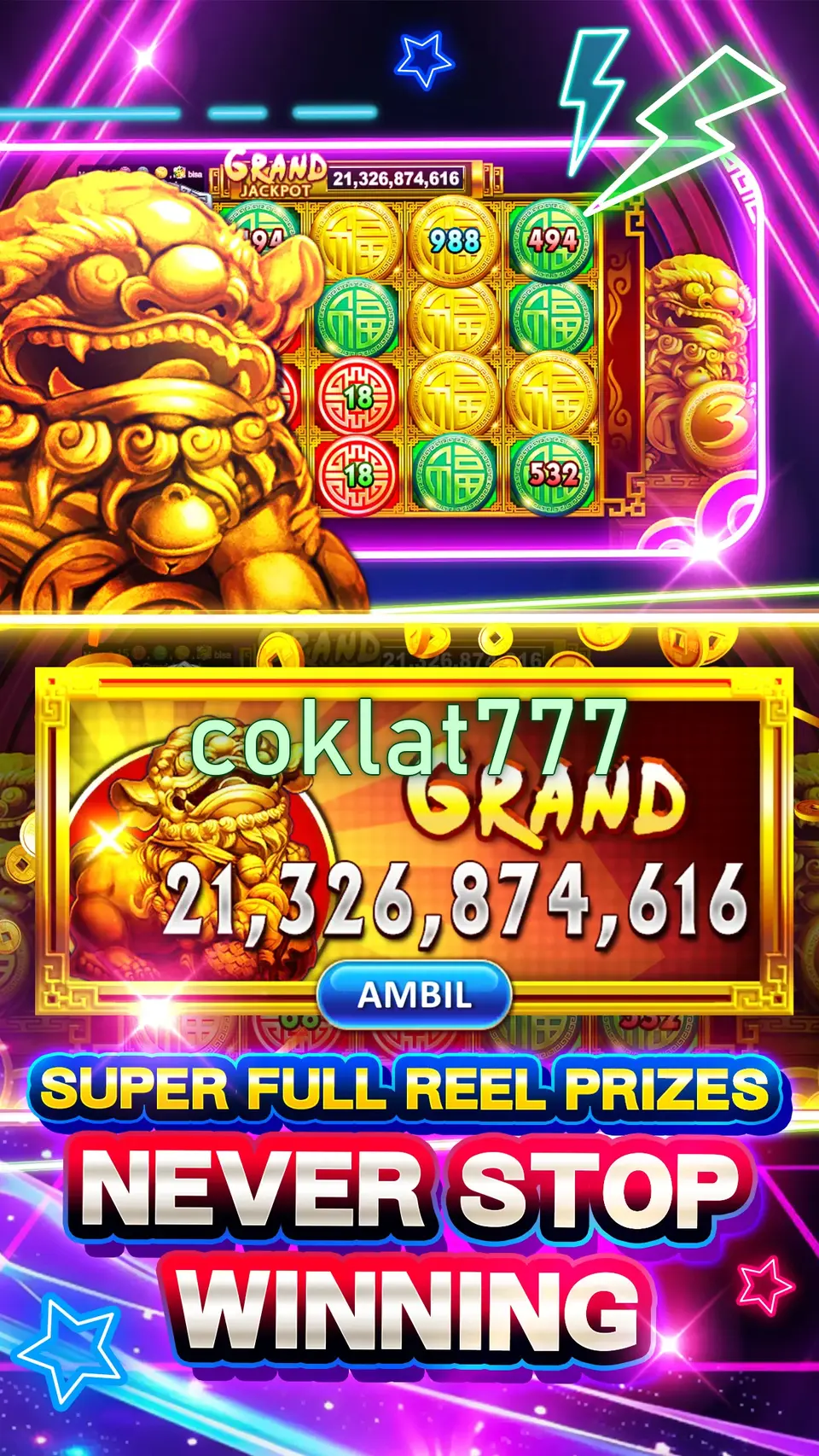 coklat777 Tangkapan Layar - APK Resmi